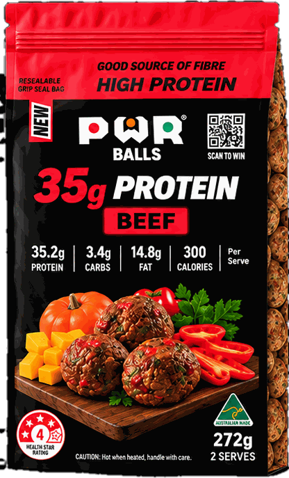 PWR Balls® Beef Twin Serve Bag
